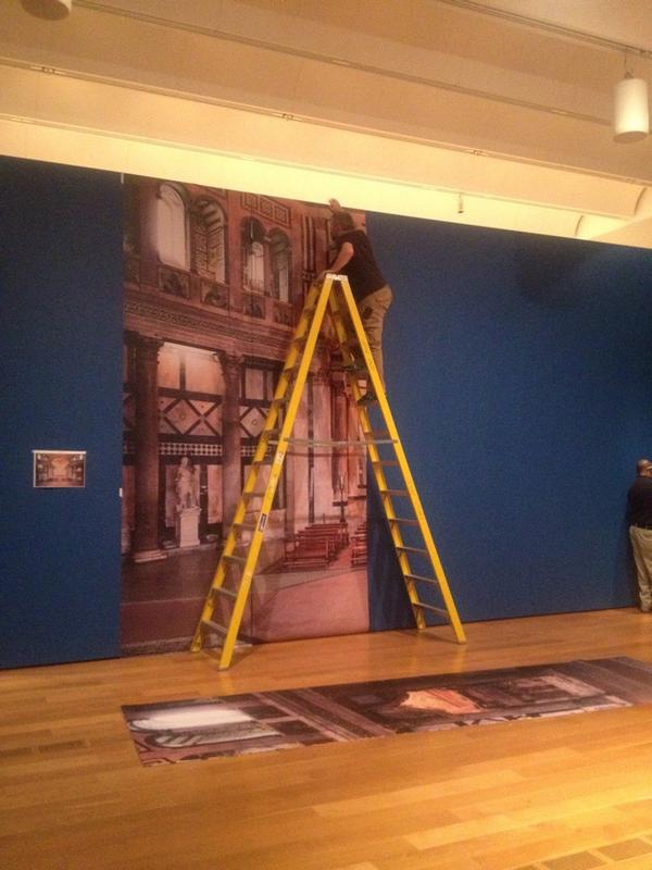 HighMuseumofArt's tweet image. Ever wonder how we get the huge murals onto our walls? #BehindTheScenes #InstallWeek