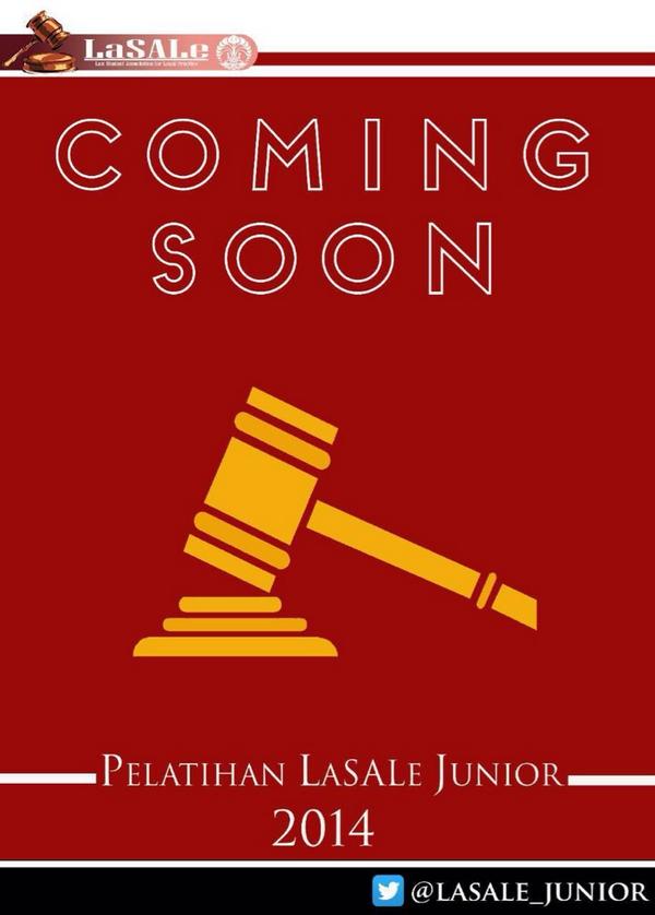 COMING SOON!! Pelatihan LaSALe Junior 2014