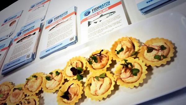 NOAAFisheries's tweet photo. #Seafoodmonth: Find yummy recipes for shrimp, scallops, salmon and much more on FishWatch: http://t.co/xTujntHaAD http://t.co/z635PNcsQk