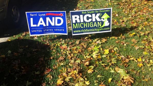 MBanerian's tweet image. We're all decked out and ready to go at the Banerian household! Vote @onetoughnerd  @briancalley  @TerriLLand 2014!!!