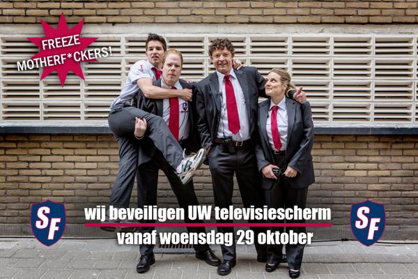VTM's tweet image. AANDACHT! Boodschap ter uwer veiligheid vanwege #safetyfirst.