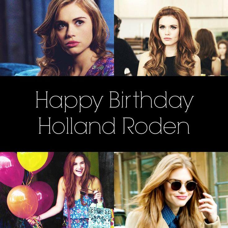  "Happy birthday Holland Roden!" 