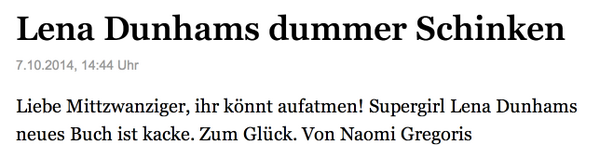 Grossartig, diese Buchrezension. tageswoche.ch/de/2014_41/kul… #gutetexte
