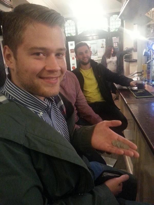 CWOPFC's tweet image. Manager @dannymhill handling the petty cash of CWOP FC.
#UPTHECWOP