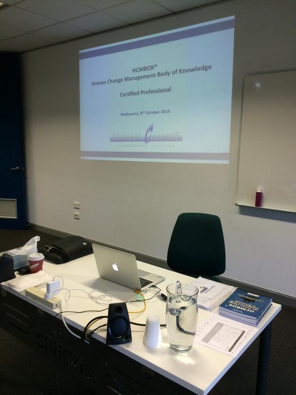 wilson_casado's tweet photo. Ready to rock &amp; roll with the HCMBOK training in Melbourne @HUCMIapac #change_management http://t.co/Kci4gI6GH3