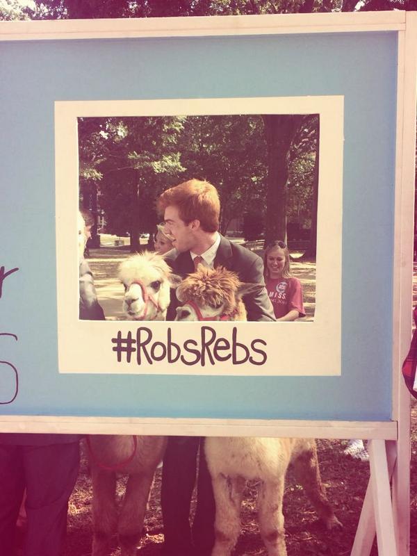 Ggonzaba's tweet image. #robthevote #RobsRebs so today at ole miss...