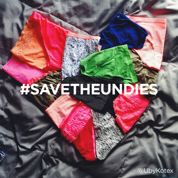 We’re moving over to @UbyKotex – Follow us for real talk about periods and ways to #savetheundies. #wegotu