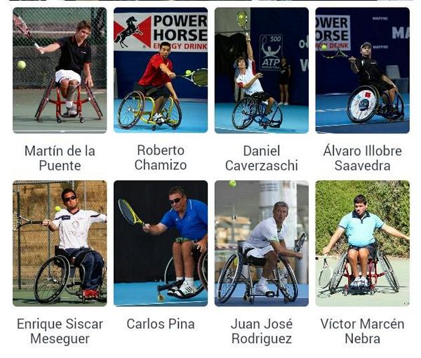Lista definitiva de tenistas clasificados para el máster de <a href="/TenisSilla/">TENIS SILLA RUEDAS</a> q se celebrará en Valencia del 24-26 octubre