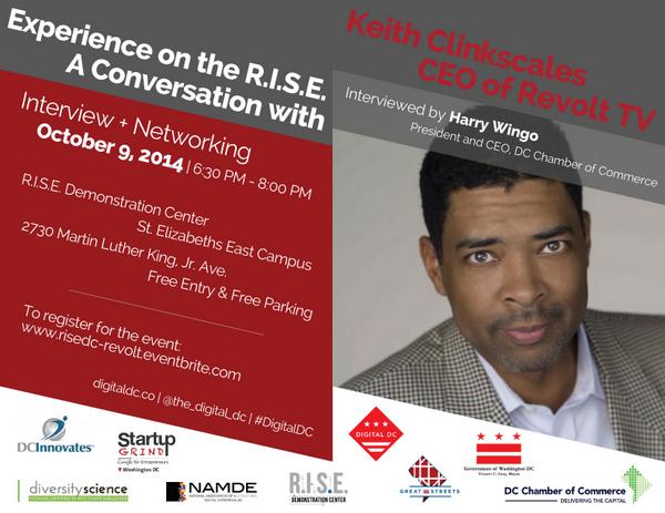 StevenJumper's tweet photo. Honored to introduce @RevoltTV Media CEO (fellow @FAMU_1887 alum) @KTClinkscales Thurs at @the_digital_dc RISE event http://t.co/V5SE9zig2G