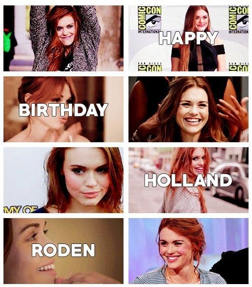 Happy 28th Birthday, Holland Roden! 