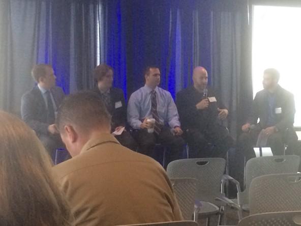 Open_Analytics's tweet image. 2nd panel of the day. Talking about information sharing, cyber intel, and more. #cybersummit