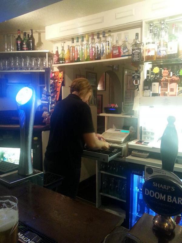 CWOPFC's tweet image. Mags handling the cash. #UPTHECWOP