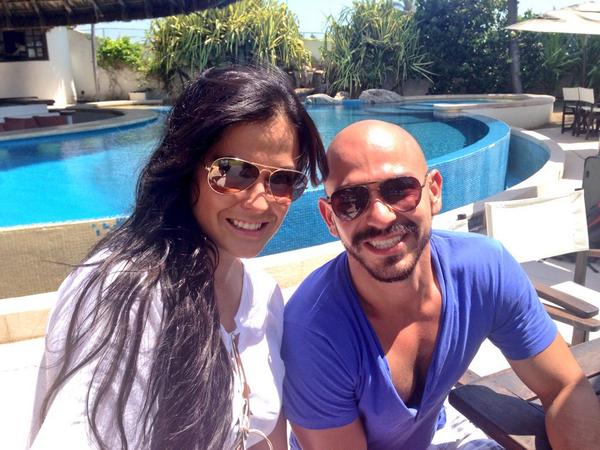 marianaecheve's tweet photo. Buenos días alegría buenos días señor 🌞 love u @gabo_escace 🏄🍻🏊🍹🍴🍤 http://t.co/EpmIBM1J3V