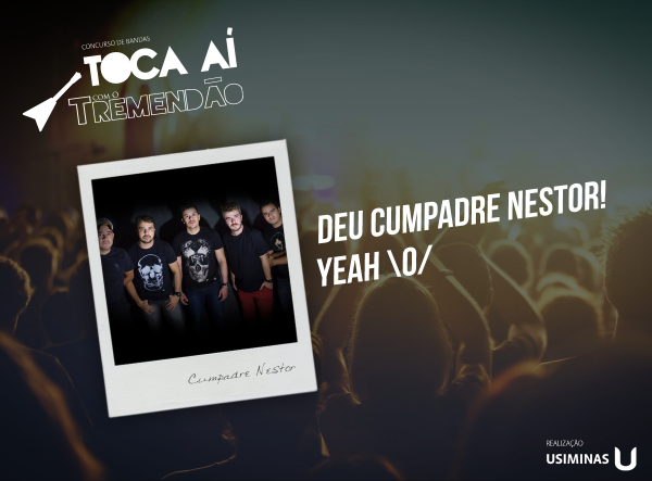 CumpadreNestor's tweet photo. DEU CUMPADRE NESTOR! \m/
Obrigado a todos que votaram, pediram votos e torceram por nós. Vocês são muito fodas! http://t.co/q6o5Lcymqj