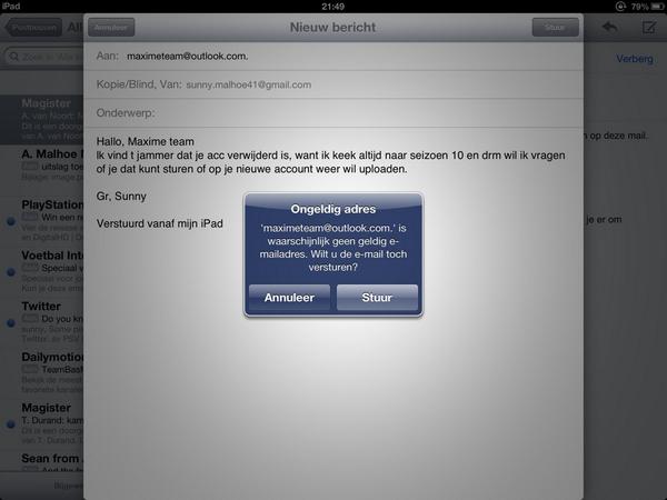 SoccerAlldays's tweet photo. @MaximeTeam Ongeldig adres?? http://t.co/0H66Lil1Sb