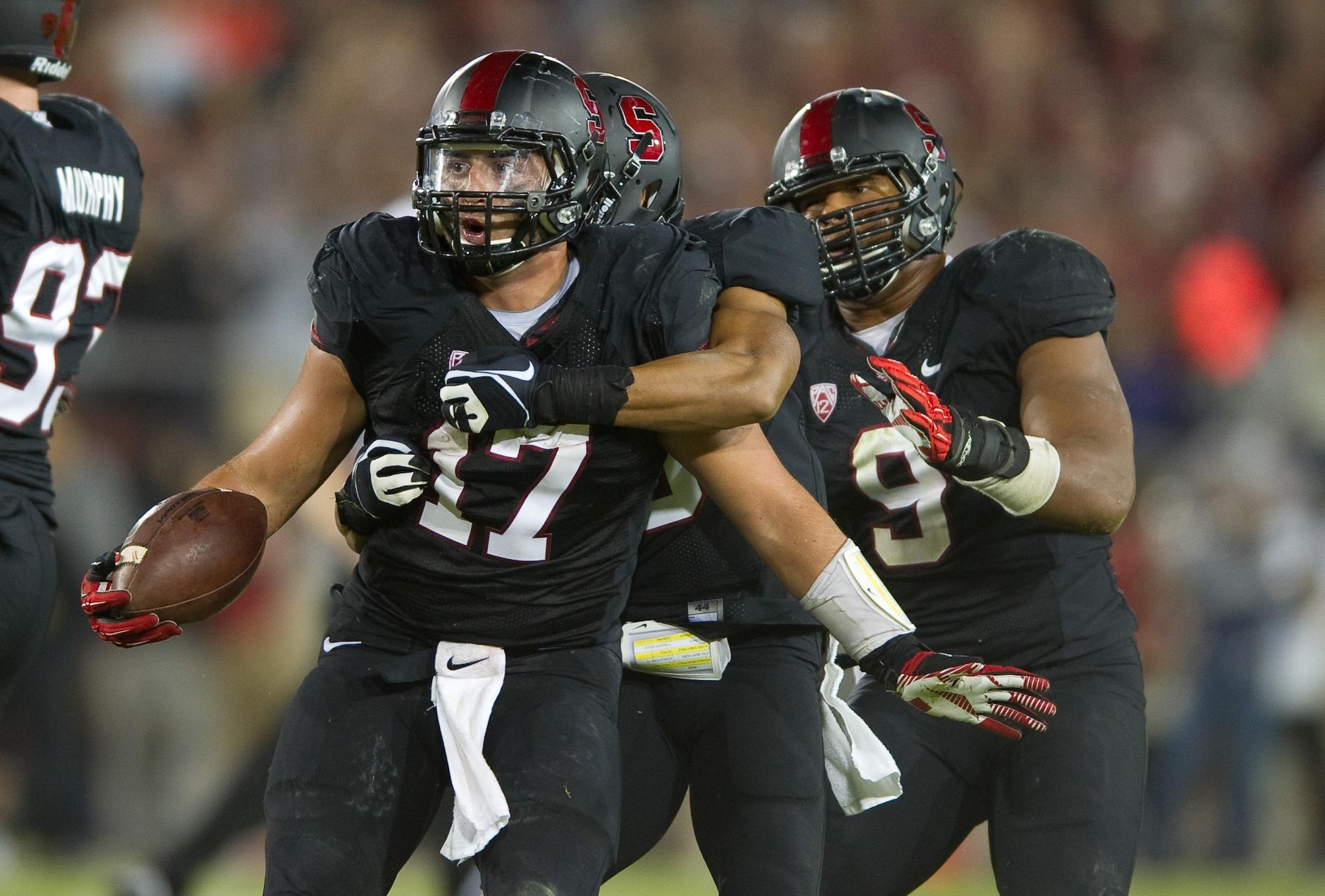 stanford football black uniforms