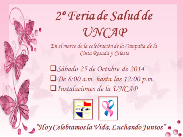 2º Feria de Salud UNCAP #HoyCelebramoslaVidaLuchandoJuntos