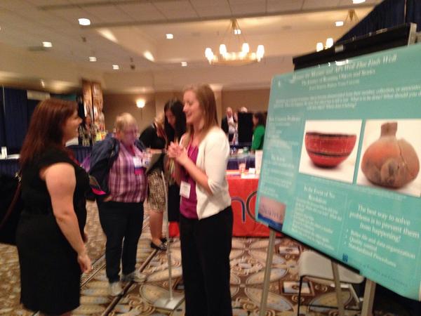 LorieMillward's tweet photo. #wma2014 #utahmuseums Way to represent great Utah student work Jessica and Ally! http://t.co/cKP98lcO3C