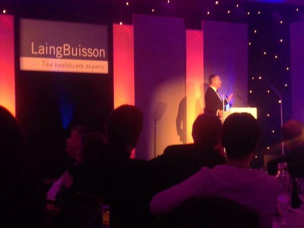 Siobhany3's tweet photo. It's official. @huwbbc is hilarious #WelshForANight @DanielleKAChan @CathMHCIC @sebal48 #LBAwards2014 http://t.co/p2qNdVKxqg