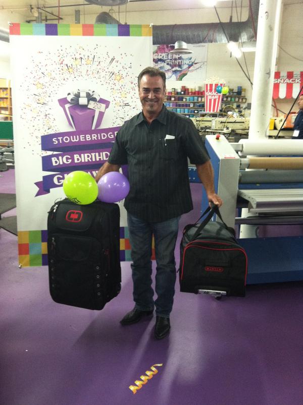 Our 6th winner is Scott S from Construction Tool &amp; Supply! He get to take home the Ogio Luggage Set!! Congrats Scott!