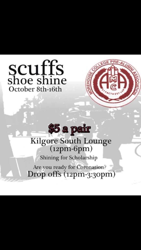 #Scuffs. Men of Morehouse you must take care of your shoes to complete a great look! Make sure you see us this week!