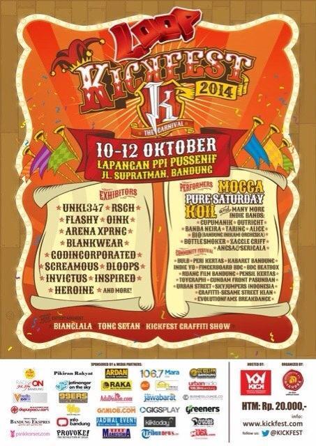 Today <a href="/kickfest/">KICKFEST</a> 2014 | 10-12 Oct | htm 20k | at Lap. PPI Pussenif Bandung