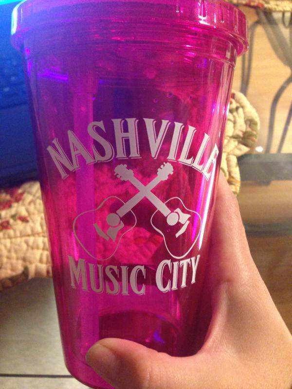 julruff's tweet photo. @TLYNNDC loving my cup #nashville #PaintOurTownPink http://t.co/2RBMbE7pxy