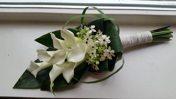 #Bruidsboeket met  #calla en #ornithogalum volg ons ook op m.facebook.com/profile.php?id…