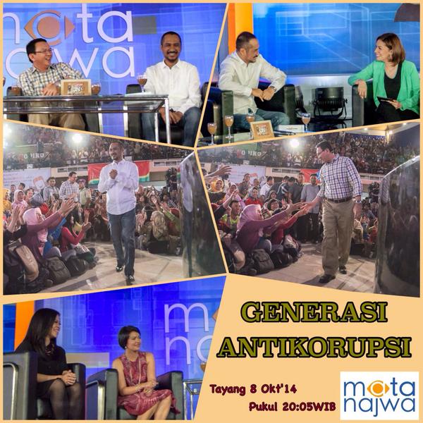 Hari Rabu... Kami akan tayangkan on stage IPB eps GENERASI ANTIKORUPSI. Jgn lupa ya mlm ini pkl 20:05WIB <a href="/Metro_TV/">METRO TV</a>