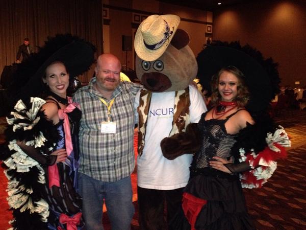 MatthewKirkCRA's tweet photo. FFATA bear strikes again...this time with Wild West ladies! #rmreno2014 http://t.co/cMMXBPeIfp