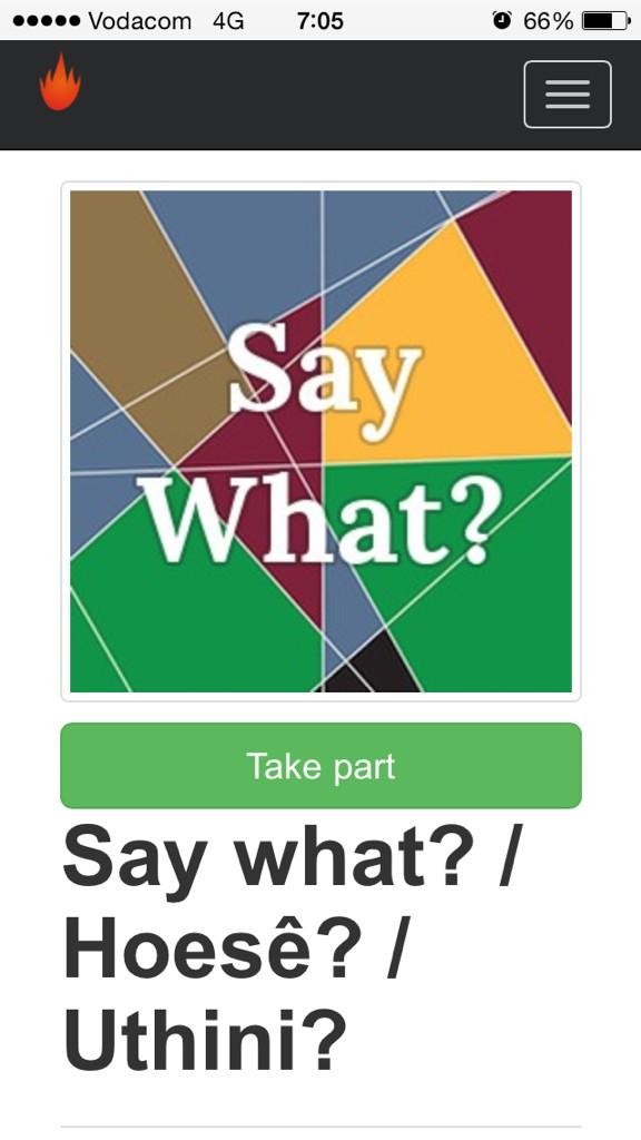 Does colour have a sound? Politics of the tongue - #xpressyourself bonfiire.com/stellenbosch/c… <a href="/BonfiireStb/">Bonfiire Stb</a> @StelSRc <a href="/fvzs/">FVZS Institute</a>