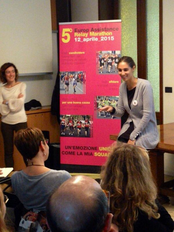 La testimonianza di successo di @CdP_Onlus al 1°workshop del #charityprogram di <a href="/milanomarathon/">MilanoMarathon</a>