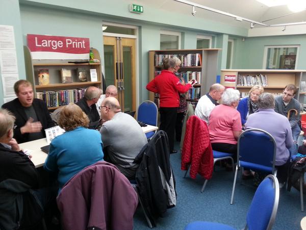 westonworks's tweet photo. Brilliant Gadget Demonstration for #GetOnlineWeek at @westonHLC library today! Thanks to all that came :) @TinderFdn http://t.co/tCTEqWu3Ll