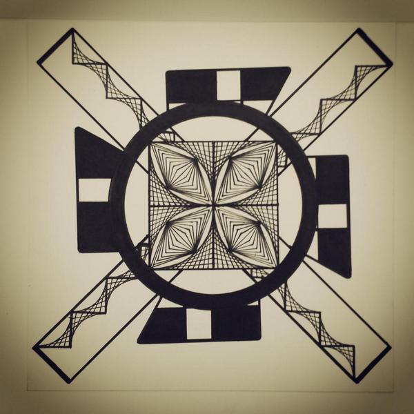 Geometric Shapes 2d Design Drawing Shapes