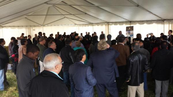 HUGE turnout at the agents-only site visit for Cachet Homes <a href="/FortressRDI/">Fortress Real Developments</a> new Castlemore project. <a href="/fmpmortgages/">GabrielleBell</a>