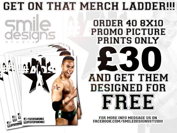 SMILEDesignsUK's tweet photo. Get on the #MerchLadder with 40 8x10 photo prints for ONLY £30 with FREE DESIGN!!! http://t.co/W9FCfZUoWo http://t.co/9vOkcsaPA5