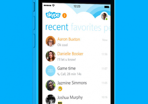 iCulture's tweet photo. Skype geoptimaliseerd voor schermen iPhone 6 http://t.co/AKzYIB2Nte door @Scarbir http://t.co/krEYcjXeWB