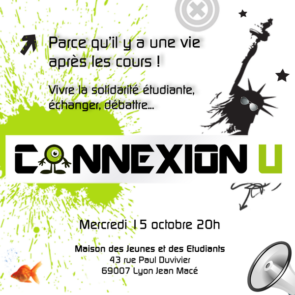 Lyon180's tweet photo. Nouveau rdv #ConnexionU ce soir 20h à la MJE, bienvenue à tous ! :) http://t.co/yPDTRpCOaV #ConnectingStudents http://t.co/PYv1MOoPJe