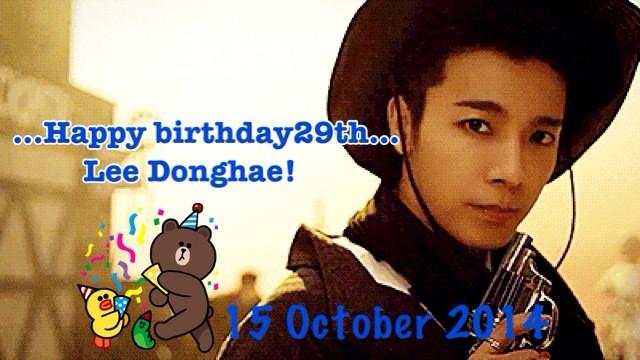  Happy birthday to Lee Donghae! 