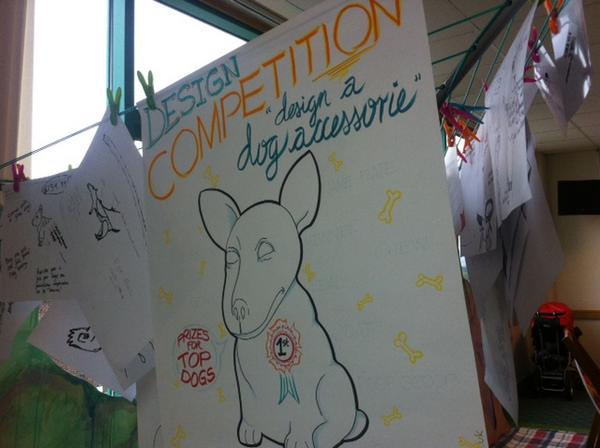 OurFutureC's tweet photo. the competition to win the iconic dog lamp by @SKK_Lighting a big success @ @worldskillsuk #Brighton http://t.co/spnrGpv015