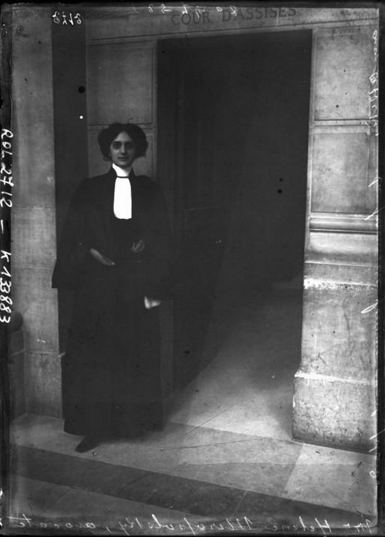 Hélène Miropolsky, the first woman barrister in Europe, 25 September 1908