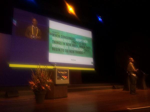 Great quote from <a href="/ARJWright/">Antoine</a> about the realities of technology vs psychology <a href="/thehaguetech/">THE HAGUE TECH</a> #SmartCities