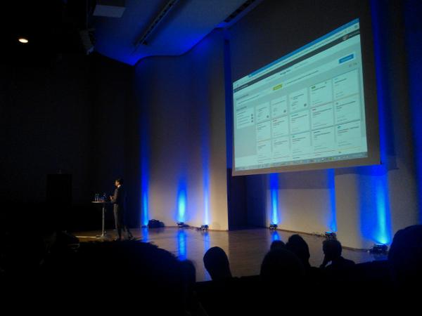 Perttuah's tweet photo. .@genevilleneuve demoing Watson analytics. Wow...#ibmfi_bc #digitalist http://t.co/1IDf0ljcS6