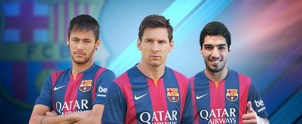 Great week for #Messi, @Neymarjr and <a href="/LuisSuarez9/">Luis Suárez</a> RT to support them! ow.ly/CMPRN