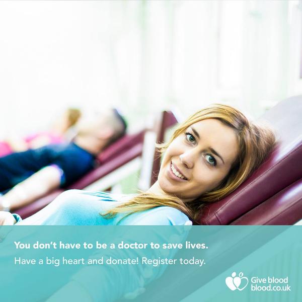 You don’t have to be a doctor to save lives. Have a big heart and donate! Register today bit.ly/1sBrM5y