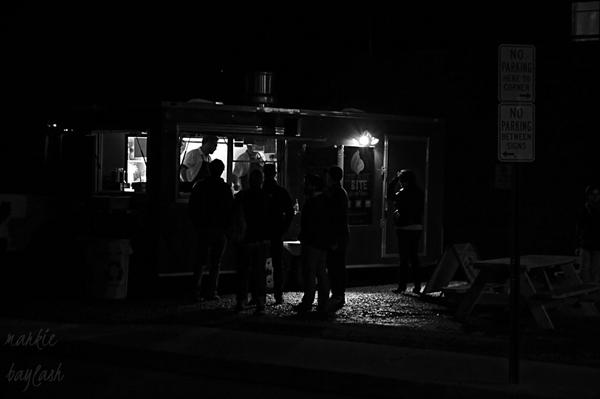 The Beacon Bite food truck. Great food later Saturday night!
