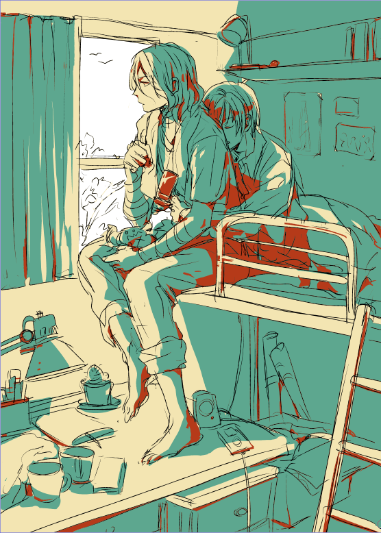 「東アスらくがき。 」|弱のイラスト