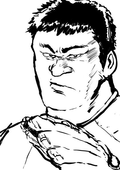 主人公逢坂猛史のらくがき 