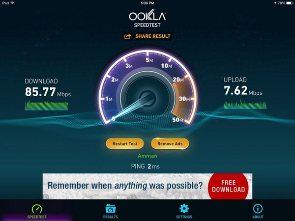 DinaBatayneh's tweet image. Today, every household in Amman will be able 2enjoy ultra high speed internet #FiberSpeed at 80 mbps #Orange_Surprise