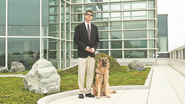 STEMshowcase's tweet image. Ed says people with disabilities need a toolbox. Ex: canes, dogs, sighted guides. Welcome to #STEMCS Willie!